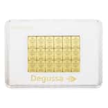 50 x 1 Gram Gold Degussa CombiBar .9999 Fine (in Assay)
