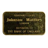 5 Gram Johnson Matthey London Gold Bar .9999 Fine (Pressed)