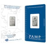 5 Gram Platinum Bar PAMP Suisse Rosa .9995 Fine (In Assay)
