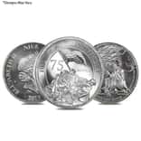 5 oz Random Mint Silver Coin .999+ Fine (Milky, Scruffy, Toned)