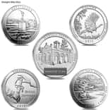 5 oz Silver America the Beautiful ATB Coin BU Random Design