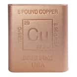 5 Pound Copper Element Bar .9999 Fine (Rounded Edges)