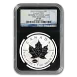 2015 1 oz Silver Canadian Maple Leaf E=mc2 Privy NGC PF 69 - First Releases Blue Label Retro Holder