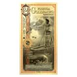 2 Florida Goldback 1/500 oz 24K Gold Foil Aurum Note