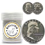 $10 Face Value Franklin Half Dollars 90% Silver 20-Coin Roll (Impaired Proof)