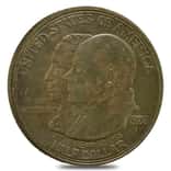 1923-S Monroe Doctrine Centennial Half Dollar 90% Silver Commem Avg Circ