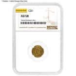 $1 Gold Indian Princess Head Type 3 NGC AU 58 (Random Year)