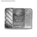1 oz Engelhard Platinum Vintage Bar .9995 Fine (Secondary Market)