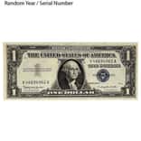 $1 Silver Certificate Currency Note AU/CU (Random Year)