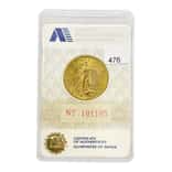 $20 Gold Double Eagle Saint Gaudens A-MARK MS 60 (Random Year)
