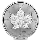 2027 1 oz Platinum Canadian Maple Leaf $50 Coin BU