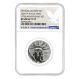2007 W 1/2 oz $50 Platinum American Eagle Reverse Proof Coin NGC PF 70 10th Anniversary