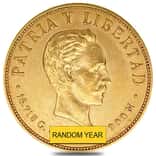 10 Pesos Jose Marti Gold Coin AU/BU (Random Year)