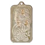 15 gram PAMP Suisse Lady Fortuna Silver Bar Pendant .999 Fine (Scruffy)