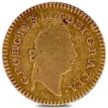 1797-1800 Great Britain 1/3 Guinea Gold Coin Circ Random Year