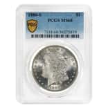 1880-S Morgan Silver Dollar $1 PCGS MS 68