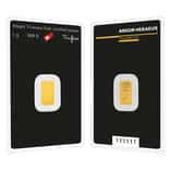 1 Gram Argor Heraeus Gold Bar .9999 Fine (in Assay)
