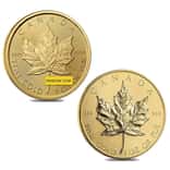 1 oz Canadian Gold Maple Leaf $50 Coin (Random Year)