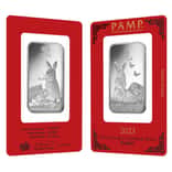 1 oz PAMP Suisse Year of the Rabbit Silver Bar (In Assay)