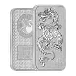 1 oz Perth Mint Lunar Dragon Silver Bar .9999 Fine