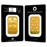 1 oz Rand Refinery Gold Bar .9999 Fine (Black Assay)