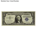 $1 Silver Certificate Currency Note Avg Circ (Random Year)