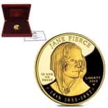 2010 W 1/2 oz $10 First Spouse Jane Pierce Proof Gold Coin (w/Box & COA)