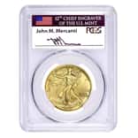 2016-W 1/2 oz Walking Liberty Gold Coin PCGS SP 70 FD (Mercanti Sign)
