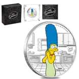 2019 1 oz Tuvalu Proof Marge Simpson Silver Coin .9999 Fine Silver (Colorized)