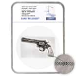 2023 Chad 2 oz Silver Revolver Gun Coin Serial #10 NGC MS 70 ER Shaped High Relief