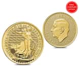 2023 Great Britain 1/2 oz Gold Britannia King Charles III Coin .9999 Fine BU