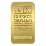 2 oz Johnson Matthey Gold Bar .9999 Fine (Secondary Market)