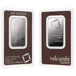 50 Gram Platinum Bar - Valcambi Suisse .9995 Fine (in Assay)