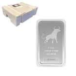 Box of 200 - 1 oz Bullion Exchanges Silver Bar .9999 Fine (in Cap)