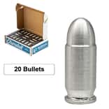 Box of 20 - 1 oz .45 Caliber Solid Silver Bullet