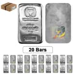 Lot of 20 - 5 oz Germania Mint Silver Bar .9999 Fine