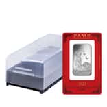 Box of 25 - 1 oz PAMP Suisse Year of the Rabbit Silver Bar (In Assay)
