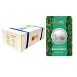 Box of 25 - 2024 Tokelau 1 oz Crocodile Untamed Landscapes Silver Coin (in Assay)