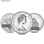 Canada 0.375 oz Silver Dollar Coin .500 Fine BU (Random Year / Design)