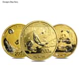 Chinese 15 gram Gold Panda .999 Fine (Random Year, Abrasions)