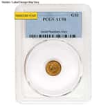 $1 Gold Liberty Head Type 1 PCGS AU 58 (Random Year)