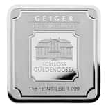 1 Kilo Geiger Original Square Silver Bar .999 Fine (in Assay)