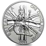 2011 Great Britain 1 oz Silver Britannia Coin .958 Fine BU