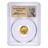 2016-W 1/10 oz Mercury Dime Centennial Gold Coin PCGS SP 70 FD