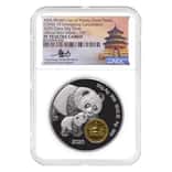2020 China 50 gram Panda Silver Medal - Pittsburgh NGC PF 70 FD