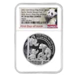 2021 China 50 gram Panda Silver Medal Berlin WMF NGC PF 70 FD