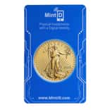 2023 1 oz Gold American Eagle Coin BU (MintID NFC Scan Card)