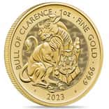2023 GB 1 oz Gold The Tudor Beasts Bull of Clarence Coin BU