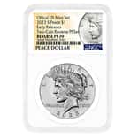 2023-S Peace Silver Dollar Reverse Proof NGC PF 70 ER (Peace Label)