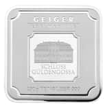 250 gram Geiger Original Square Silver Bar .999 Fine (In Assay)